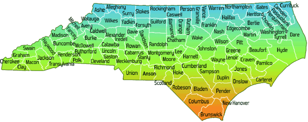 NC MAP to select county